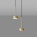 Loft Industry Modern - Brass Button Pendant